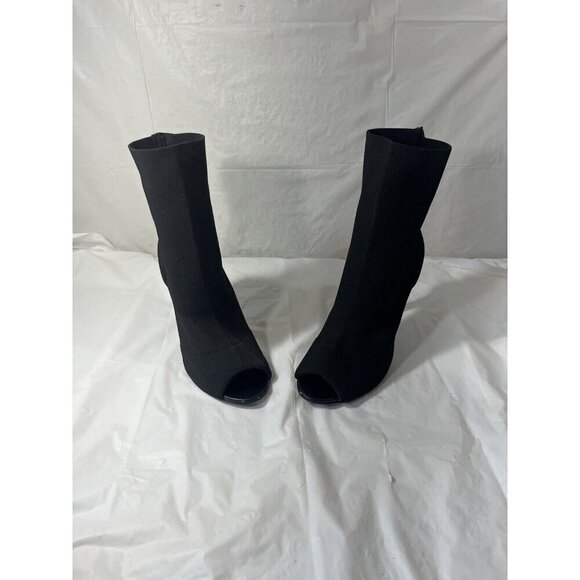 Charles by Charles David Women’s Black Knit Peep Toe Bootie Size 9.5 - Picture 15 of 15